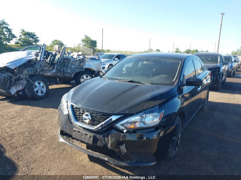 2017 Nissan Sentra, Удар спереду, IAAI, VIN 3N1AB7AP0HL668563 — фото 2
