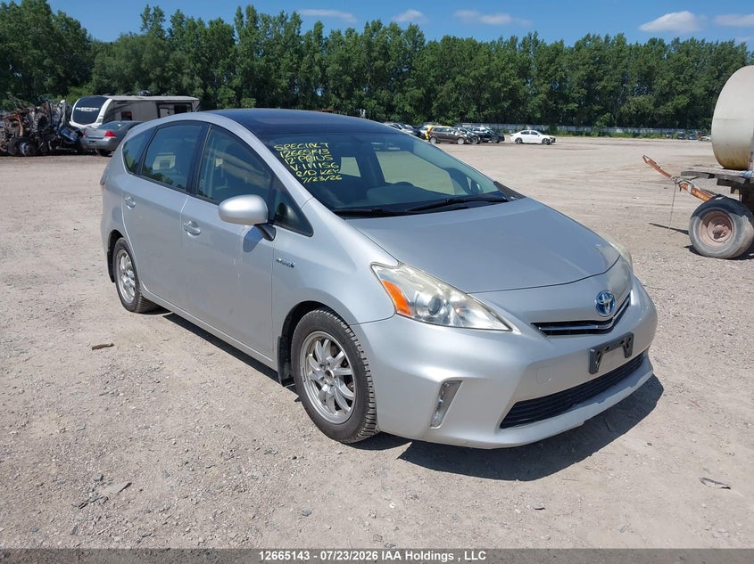Vin: jtdzn3eu2c3111156, lot: 3067747, toyota prius v 2012 img_1