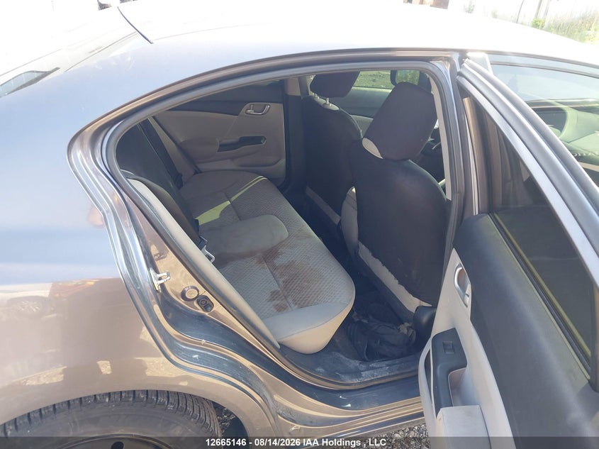 2014 HONDA CIVIC SEDAN 1.8L I-4 VVT, 143HP