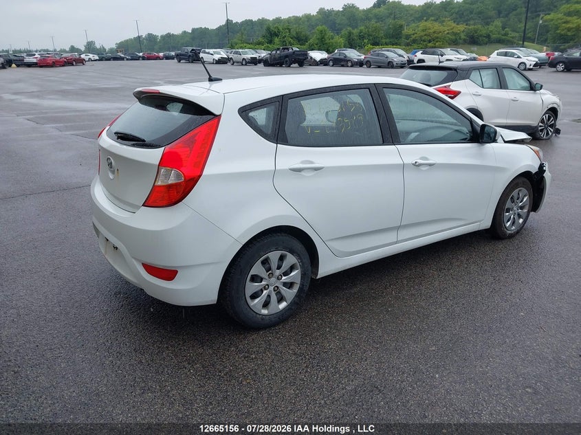 Vin: kmhct5ae1gu273989, lot: 3067760, hyundai accent se 20164