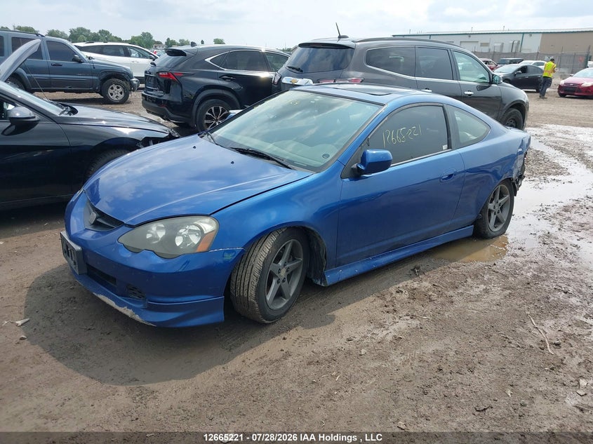 2002 Acura RSX, Удар сзади, IAAI, VIN JH4DC53052C807924 — фото 2