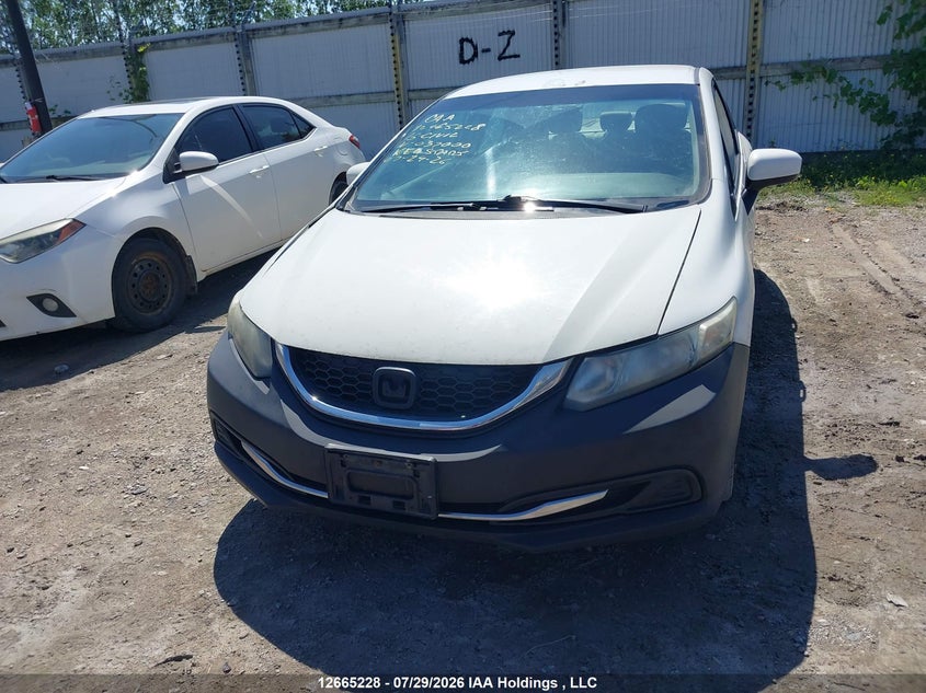 2015 HONDA CIVIC SEDAN 1.8L I-4 VVT, 143HP