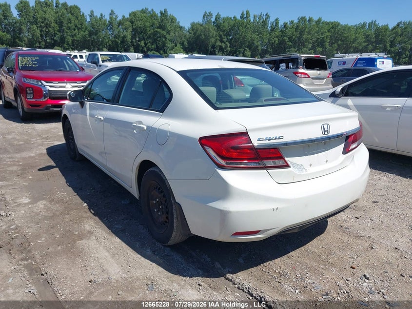 2015 HONDA CIVIC SEDAN 1.8L I-4 VVT, 143HP