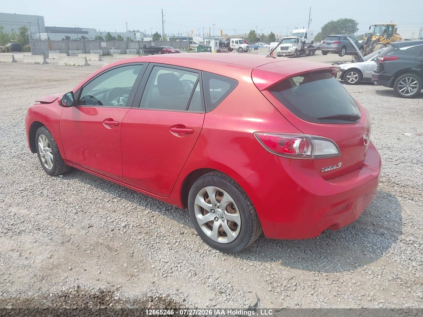 Vin: jm1bl1kf0c1516381, lot: 3067850, mazda mazda3 20123