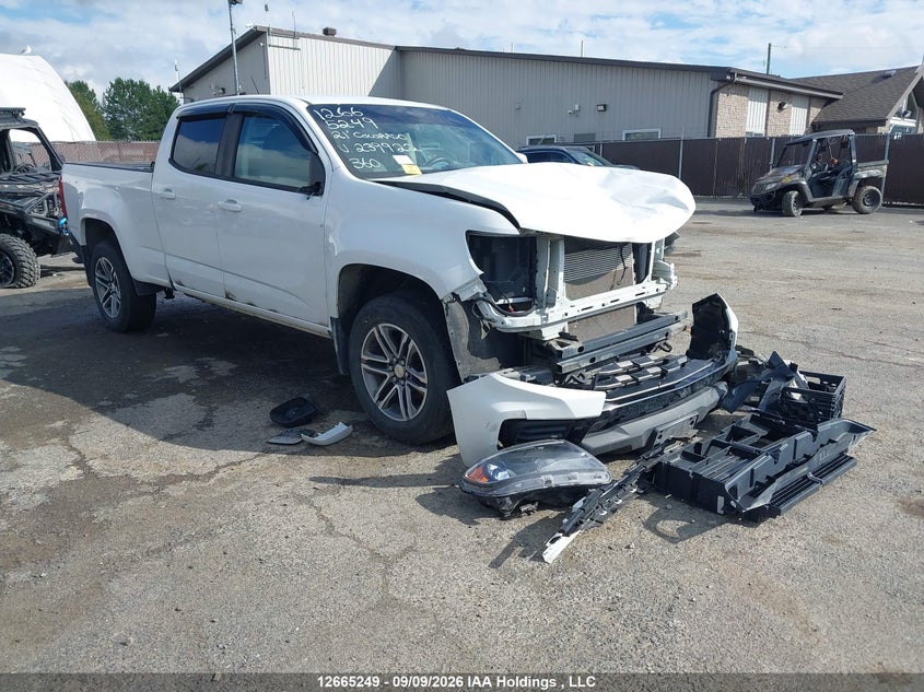 2021 Chevrolet Colorado, Удар спереди, IAAI, VIN 1GCGTBEN3M1239922