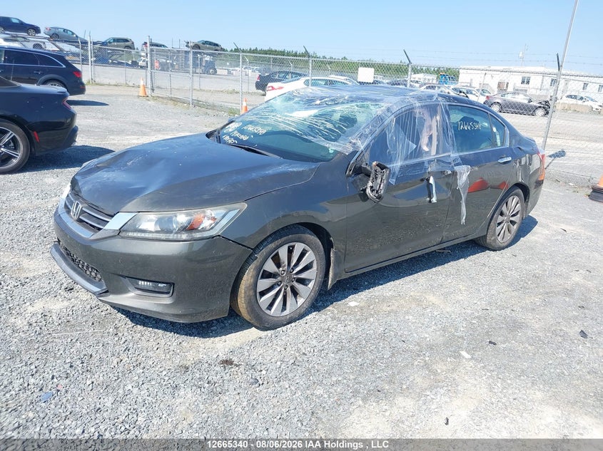 Vin: 1hgcr2f84ea801755, lot: 3067947, honda accord ex-l 20142