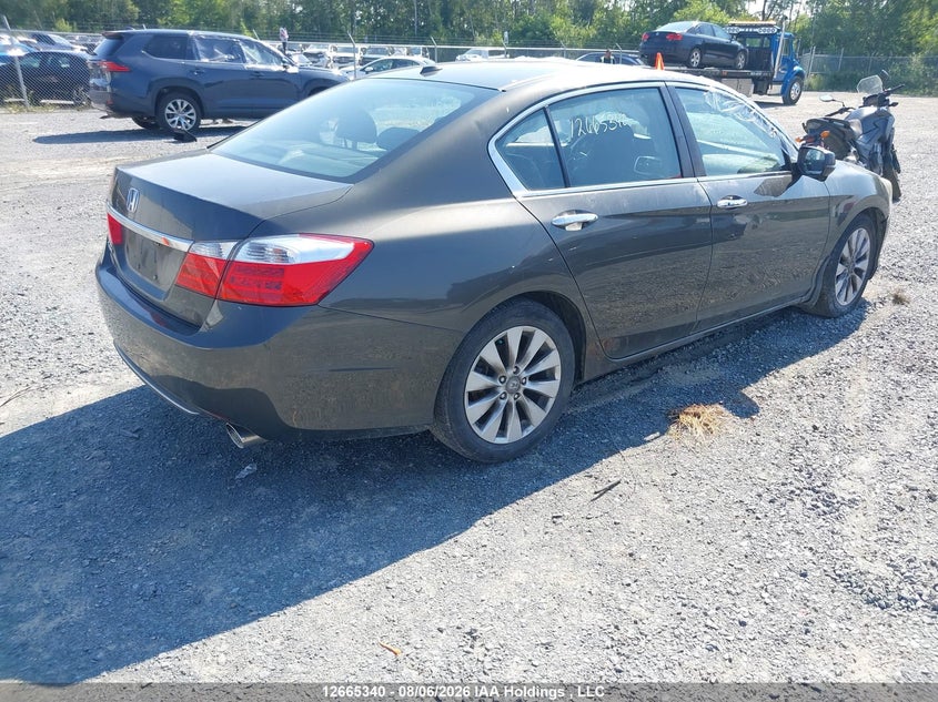 Vin: 1hgcr2f84ea801755, lot: 3067947, honda accord ex-l 20144