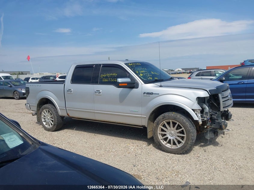 2012 FORD F-150 PICKUP 3.5L V-6 DI, DOHC, VVT, TURBO, 365HP
