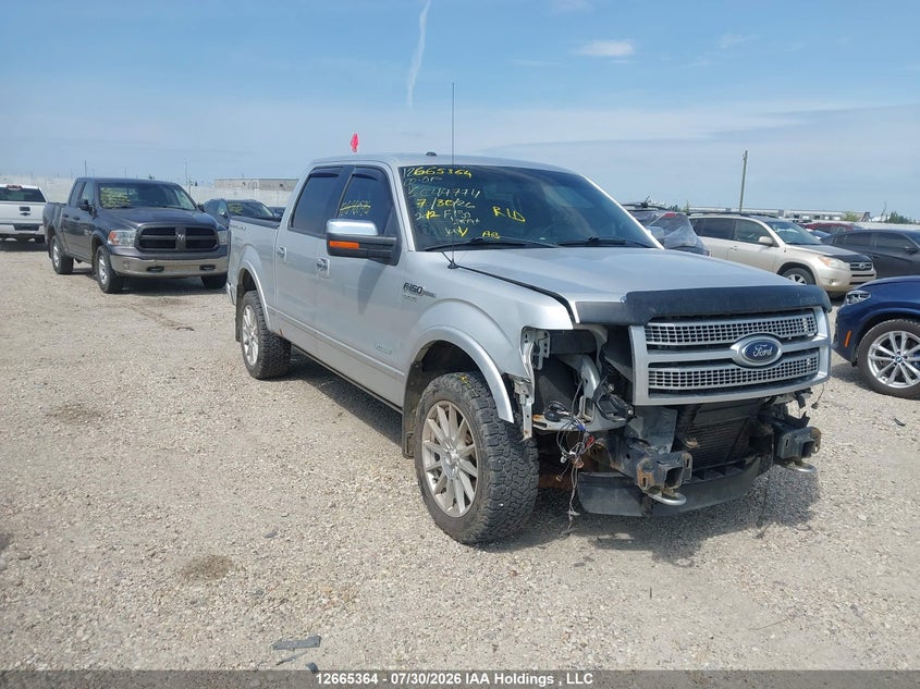 2012 FORD F-150 PICKUP 3.5L V-6 DI, DOHC, VVT, TURBO, 365HP