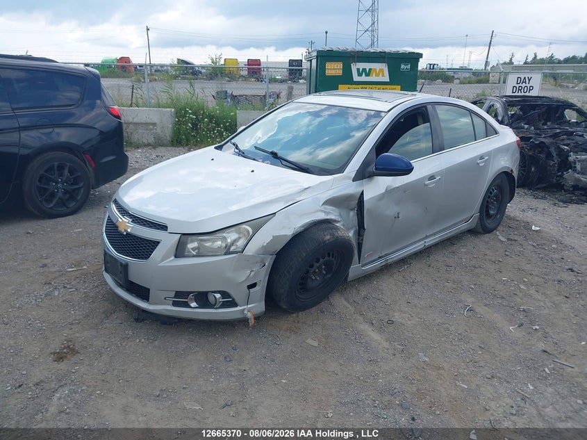 2012 Chevrolet Cruze, Left Side, IAAI, VIN 1G1PG5SCXC7399485 — photo 2