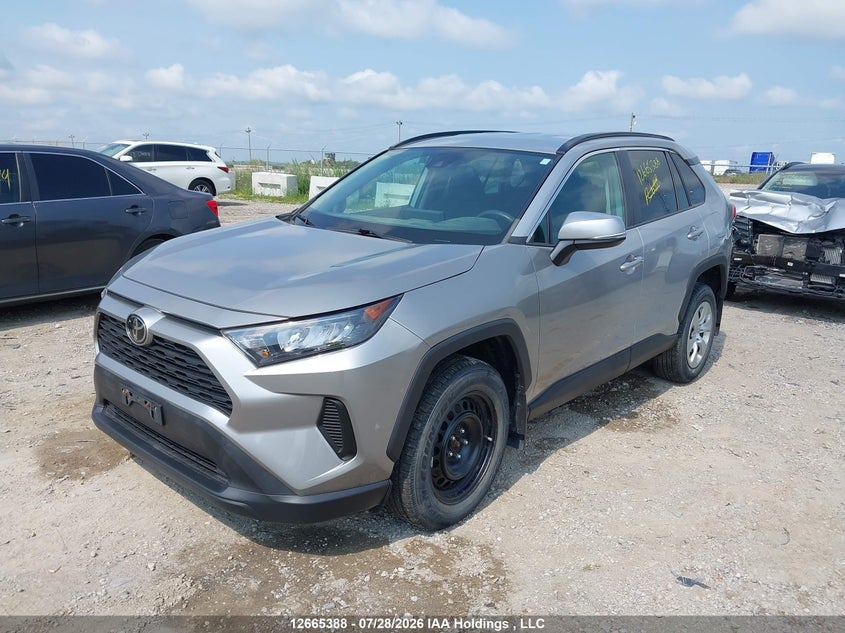 2020 Toyota Rav4 Le, Right Side, IAAI, VIN 2T3Z1RFV3LW086996 — photo 2