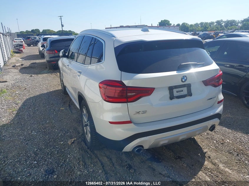 Vin: 5uxtr9c59klp84001, lot: 3068034, bmw x3 xdrive30i 20193