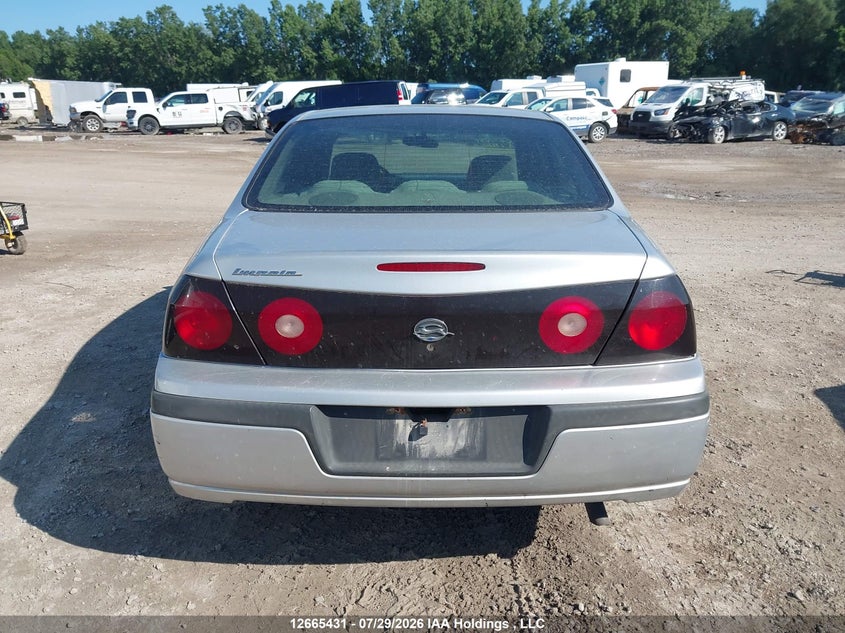 2004 CHEVROLET IMPALA SEDAN 3.4L V-6 180HP