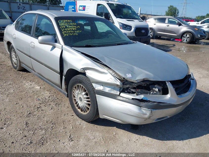 2004 CHEVROLET IMPALA SEDAN 3.4L V-6 180HP
