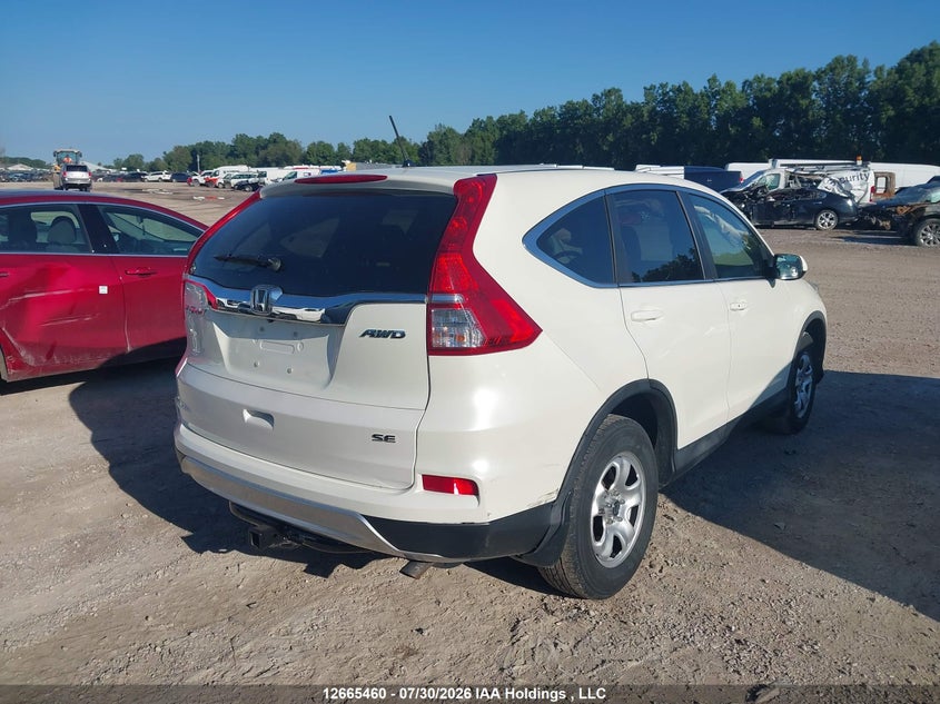 Vin: 2hkrm4h43fh123426, lot: 3068134, honda cr-v se 20154