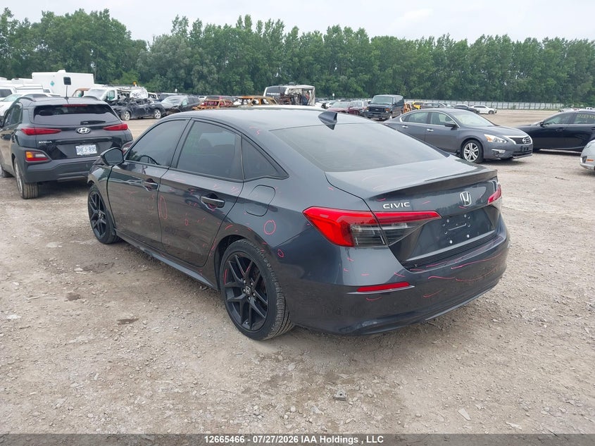 Vin: 2hgfe2f5xnh115431, lot: 3068140, honda civic sport 20223