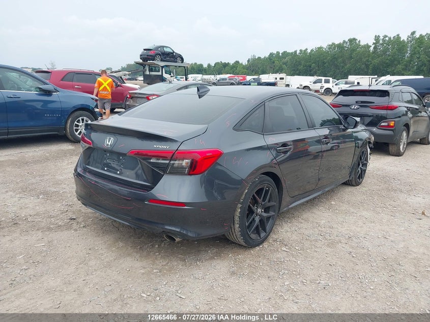 Vin: 2hgfe2f5xnh115431, lot: 3068140, honda civic sport 20224