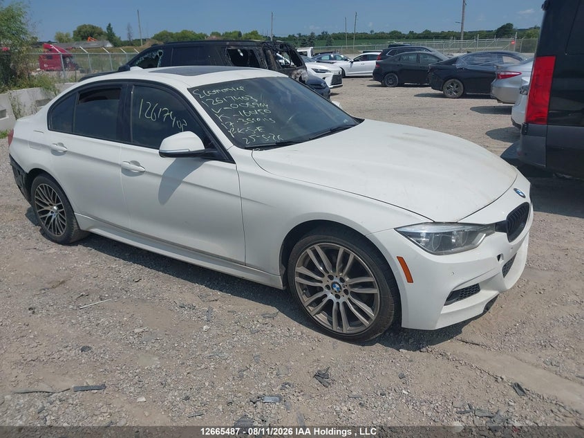 2017 BMW 3 Series, Rear, IAAI, VIN WBA8D9C32HA005964