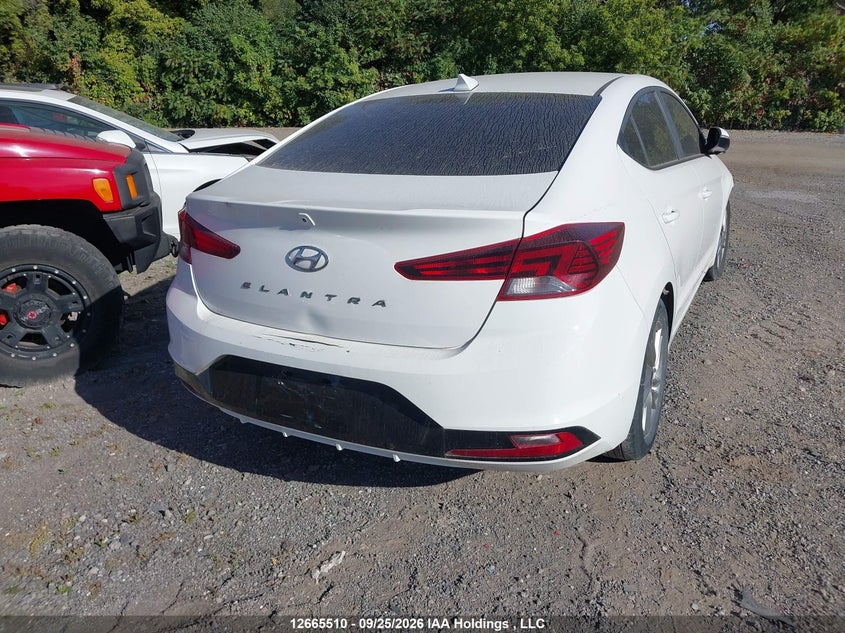 Vin: kmhd84lf5ku793353, lot: 3068192, hyundai elantra preferred 20194