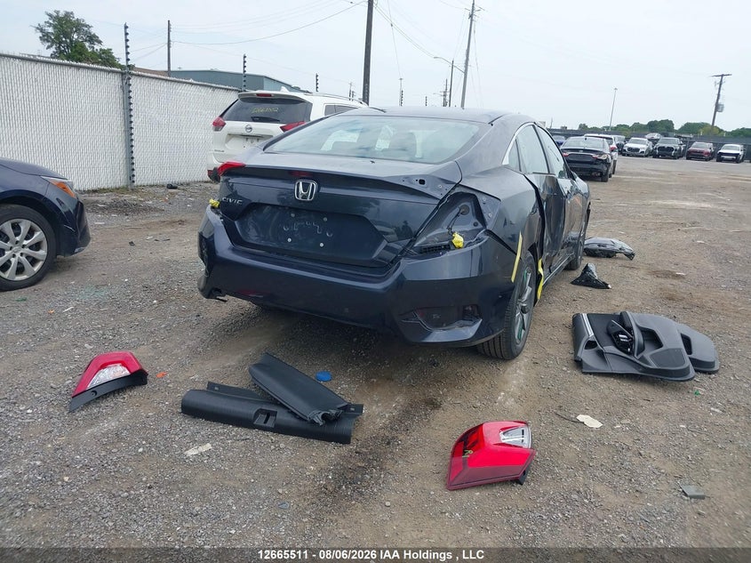 Vin: 2hgfc2f72lh022200, lot: 3068193, honda civic ex 20204
