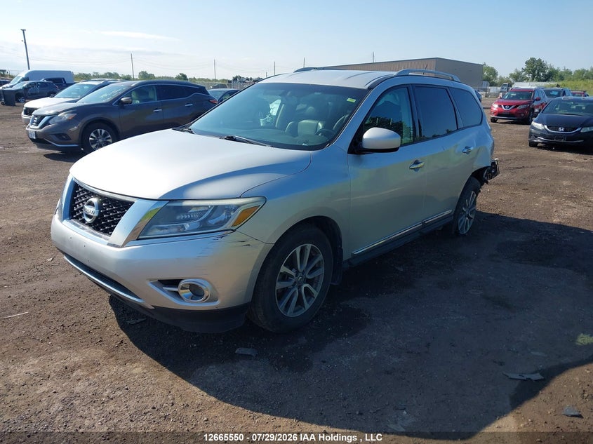 2014 Nissan Pathfinder, Удар сзади, IAAI, VIN 5N1AR2MM3EC616070 — фото 2