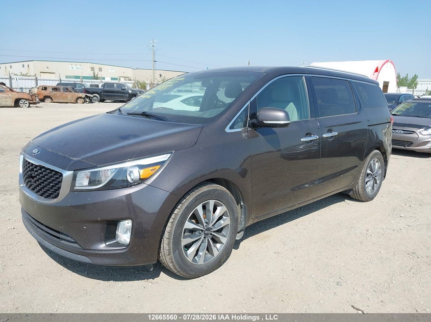 2015 Kia Sedona, Удар сзади, IAAI, VIN KNDMC5C14F6071539 — фото 2