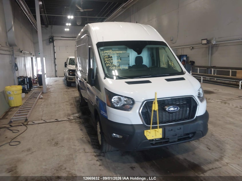 2025 Ford Transit T-350, Правый бок, IAAI, VIN 1FTBW3X88SKA57994