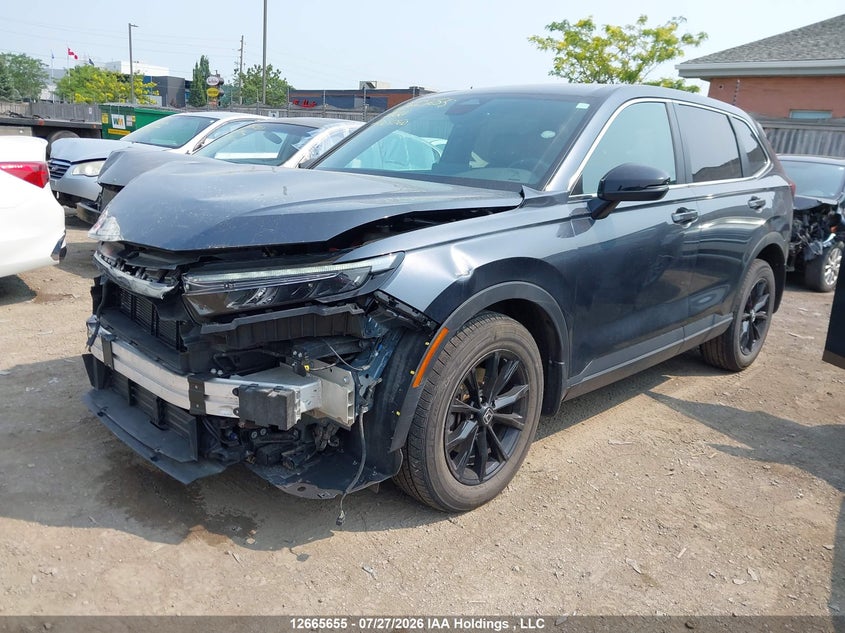 2024 Honda Cr-V Ex-L Hybrid, Front, IAAI, VIN 2HKRS6H76RH204260 — photo 2