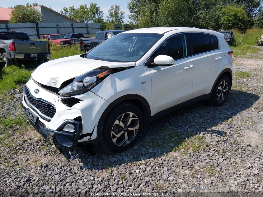 2020 Kia Sportage, Theft Recovery, IAAI, VIN KNDPMCAC2L7644558 — photo 2