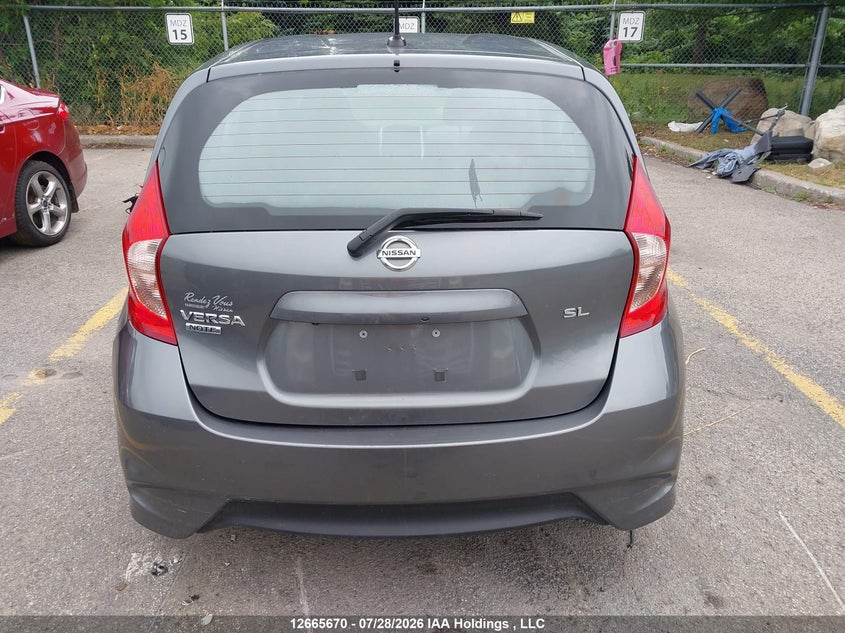 2017 NISSAN VERSA HATCHBACK 1.6L I4 FI DOHC 16V NF4