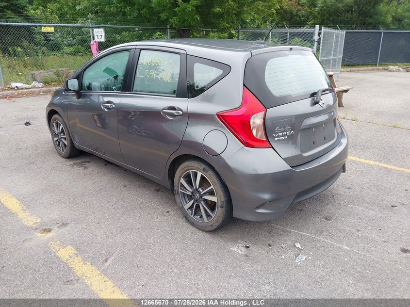 2017 NISSAN VERSA HATCHBACK 1.6L I4 FI DOHC 16V NF4