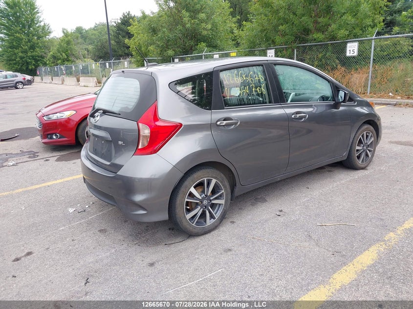 2017 NISSAN VERSA HATCHBACK 1.6L I4 FI DOHC 16V NF4