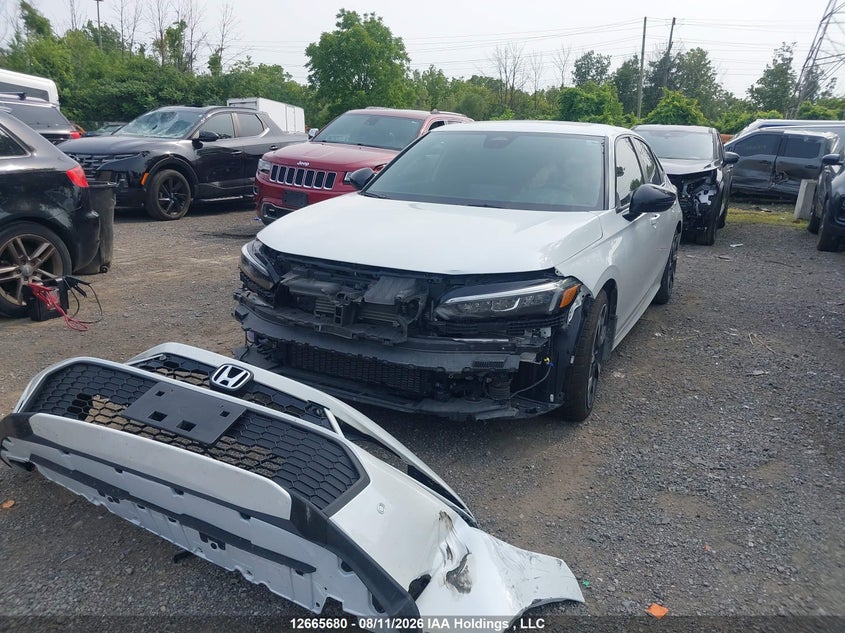 Vin: 2hgfe4f86sh008930, lot: 3068363, honda civic sport hybrid/sport touring hybrid 20252