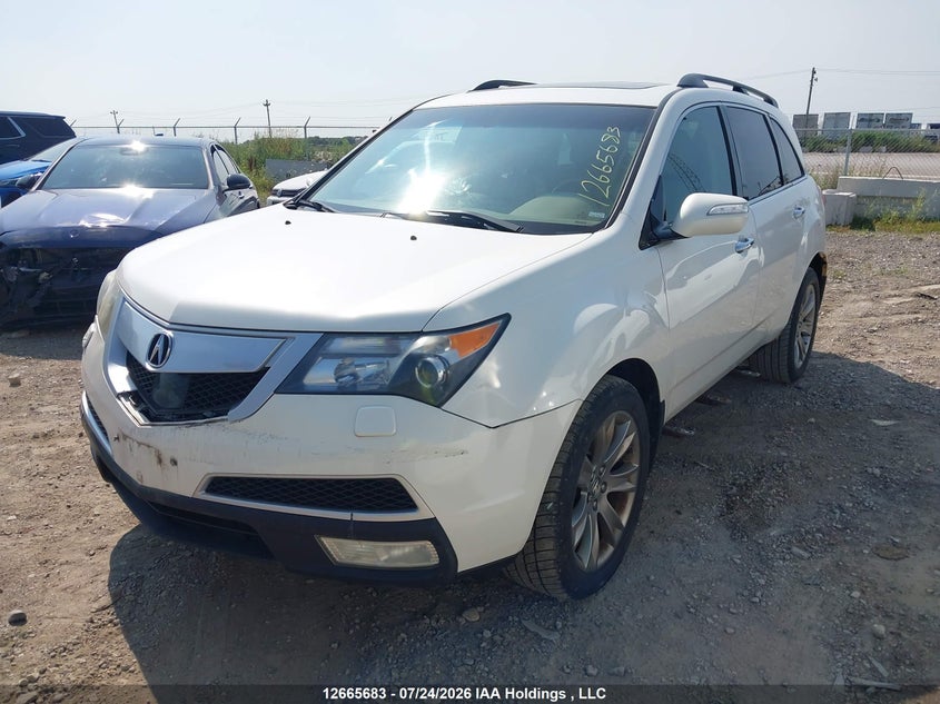 2012 Acura MDX, Front, IAAI, VIN 2HNYD2H81CH000225 — photo 2
