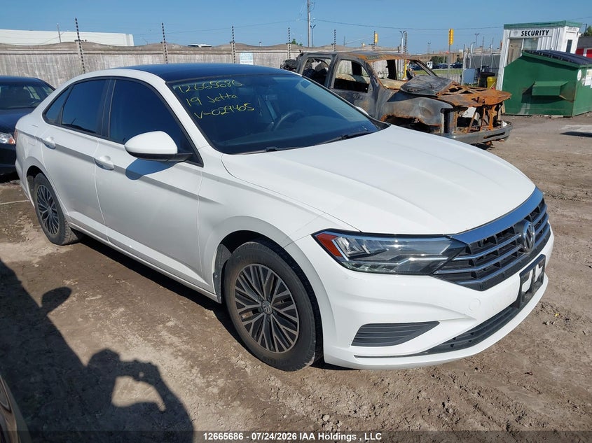 2019 Volkswagen Jetta Sel, Изъятое, IAAI, VIN 3VWE57BU8KM029405