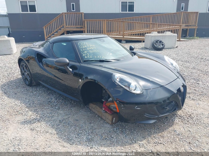 2015 Alfa Romeo 4C, Right Side, IAAI, VIN ZARBAAA44FM162430