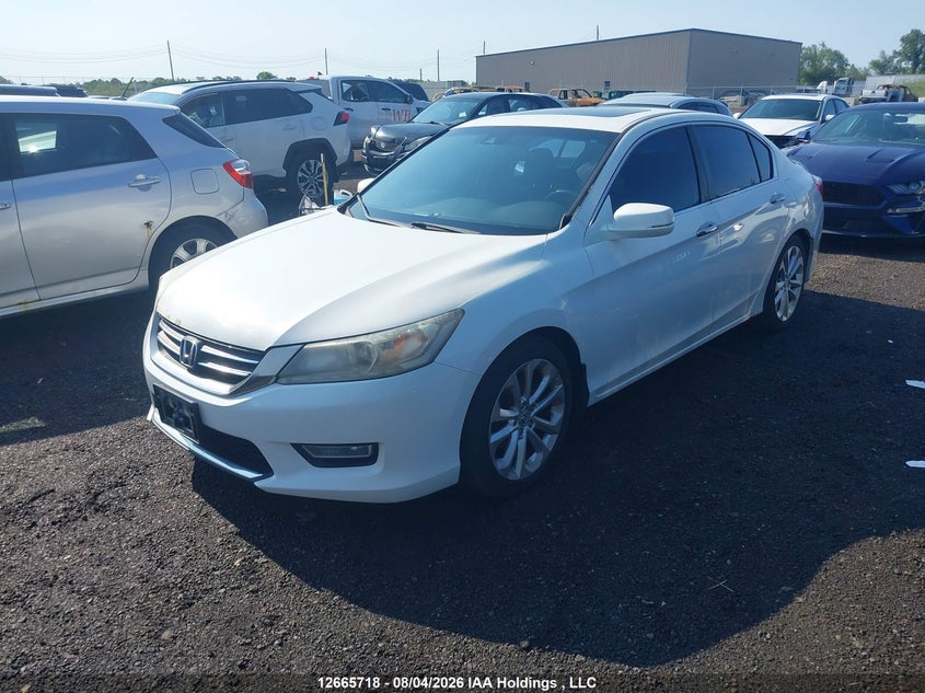 Vin: 1hgcr2f9xda801637, lot: 3068402, honda accord touring 20132