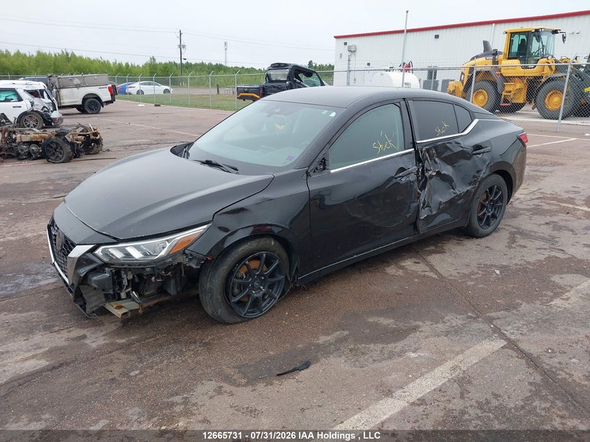 Vin: 3n1ab8bv9ly235368, lot: 3068415, nissan sentra s 20202