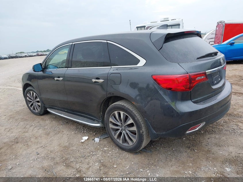 Vin: 5fryd4h49fb502102, lot: 3068425, acura mdx technology 20153