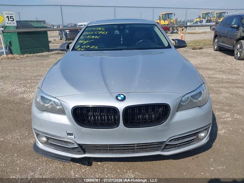 2016 BMW 5ER SEDAN 2.0L I-4 DI, DOHC, VVT, TURBO, 241HP