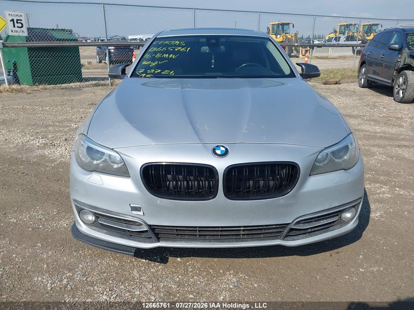 2016 BMW 5ER SEDAN 2.0L I-4 DI, DOHC, VVT, TURBO, 241HP