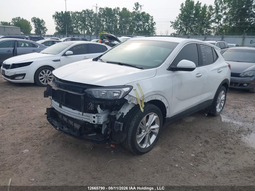 2020 Buick Encore GX, Удар спереду, IAAI, VIN KL4MMBS22LB082896 — фото 2