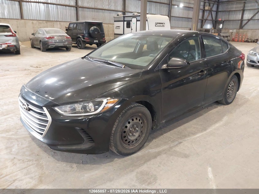Vin: 5npd74lf4hh081734, lot: 3068546, hyundai elantra se 20172