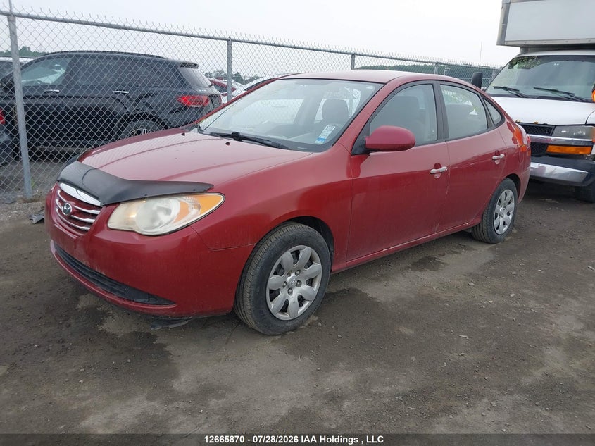 2010 Hyundai Elantra Blue/Gls/Se, Удар спереди, IAAI, VIN KMHDU4BD1AU085143 — фото 2