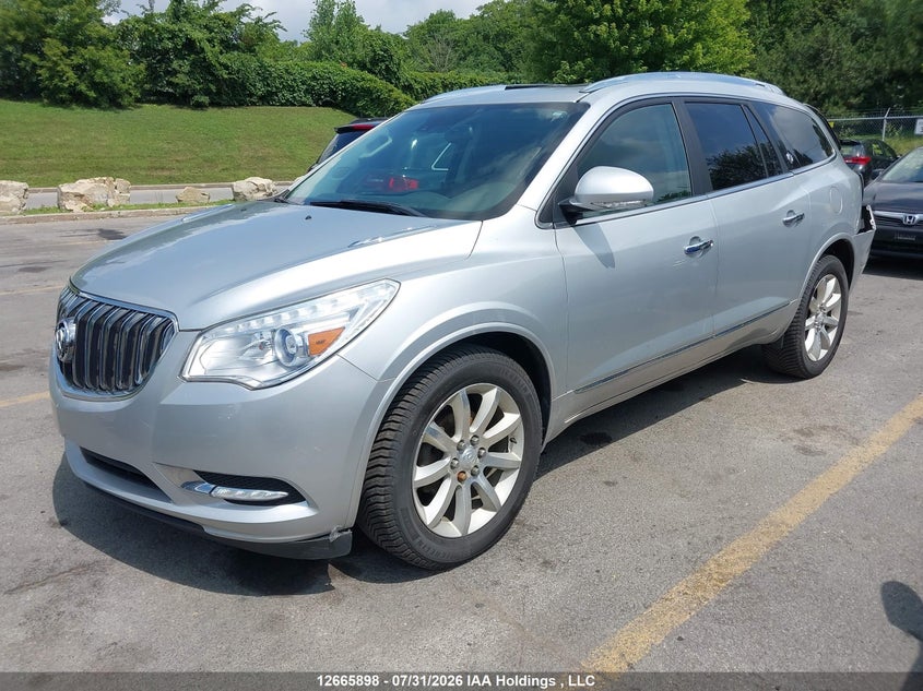 2015 Buick Enclave, Rear, IAAI, VIN 5GAKVCKD0FJ326607 — photo 2