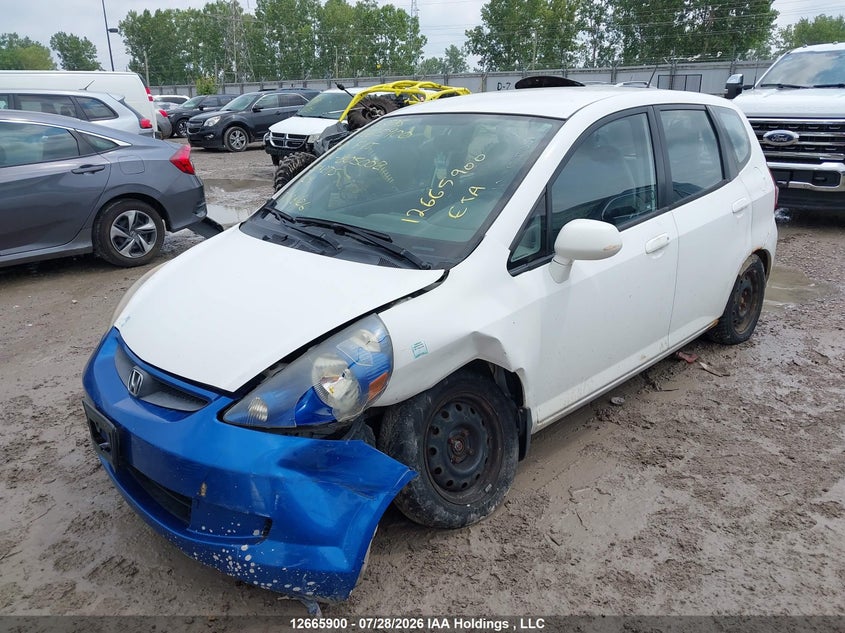 2008 Honda Fit, Front, IAAI, VIN JHMGD38438S805002 — photo 2