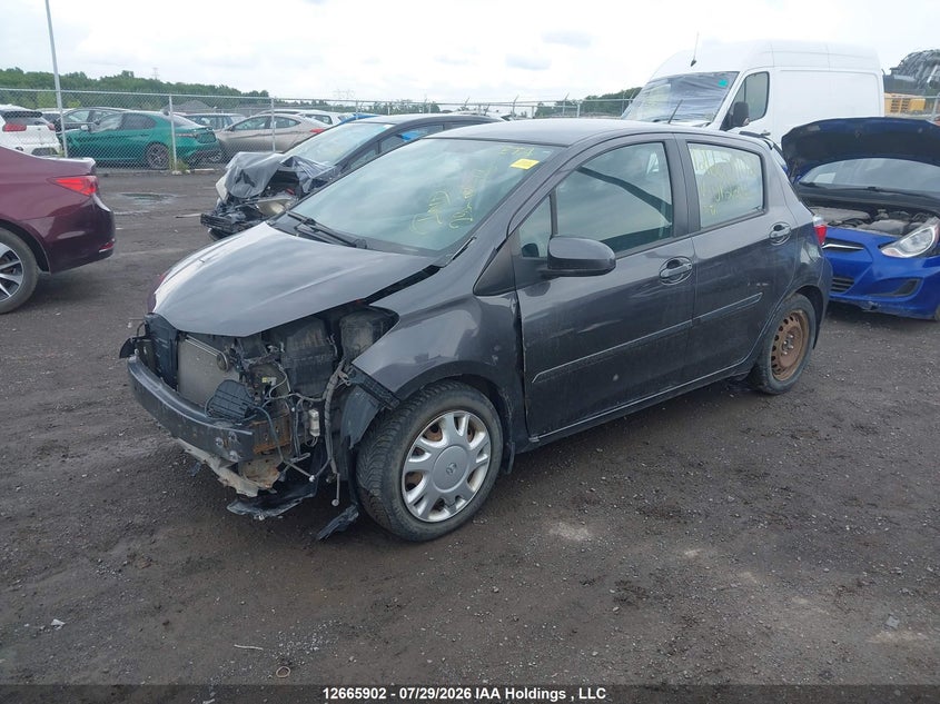 2014 Toyota Yaris, Удар спереду, IAAI, VIN VNKKTUD32EA012218 — фото 2