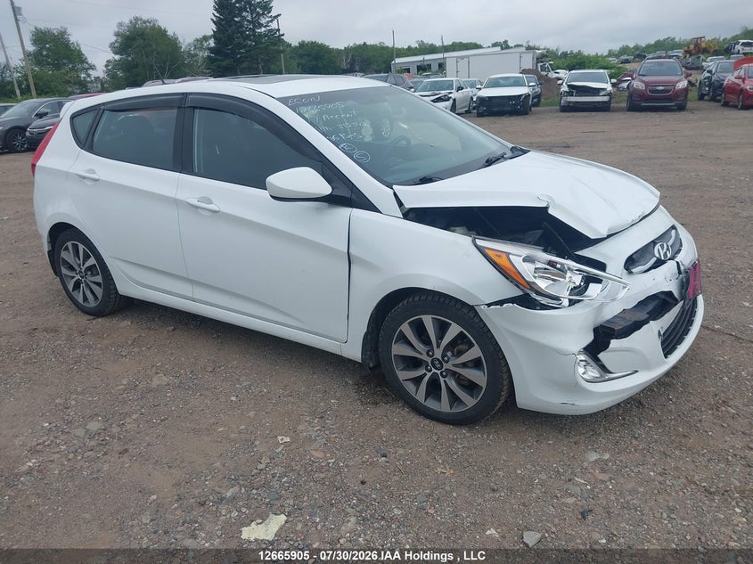 Vin: kmhct5ae8hu343392, lot: 3068594, hyundai accent se 20171
