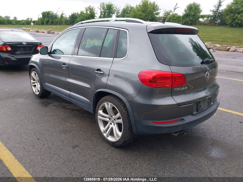 Vin: wvgbv7ax6cw005196, lot: 3068608, volkswagen tiguan s/se/sel 20123