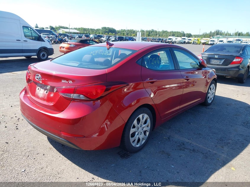 Vin: 5npdh4ae4fh626514, lot: 3068612, hyundai elantra se/sport/limited 20154